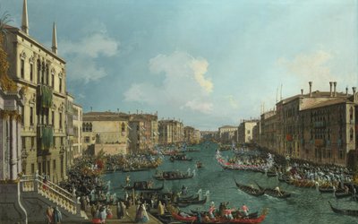 Regatta auf dem Canale Grande von Giovanni Antonio Canal